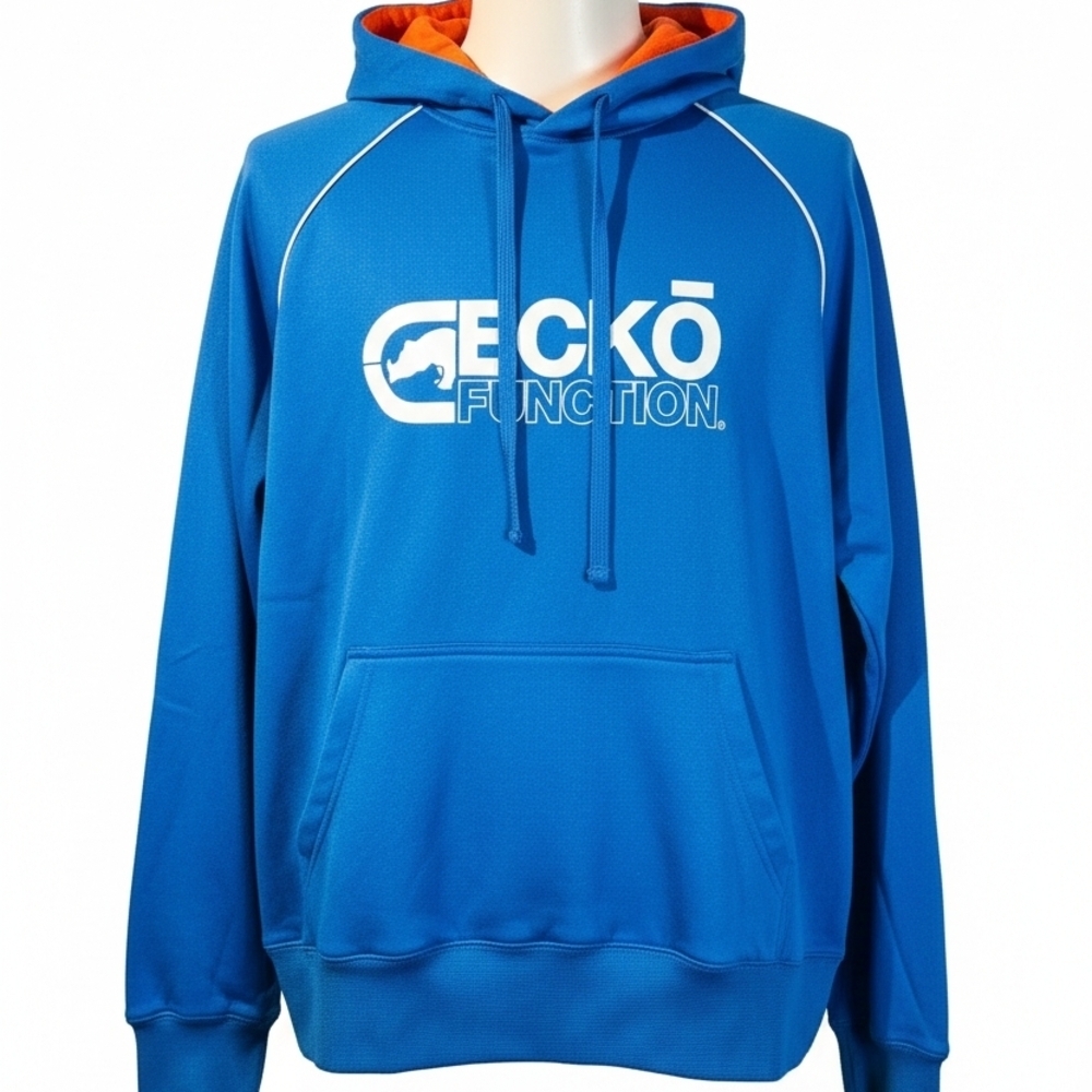 Ecko Unlimited Blue and Orange Men's Hoodie